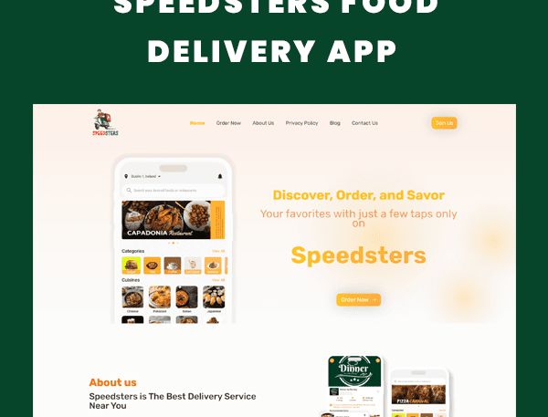 Speedsters Food Delivery App